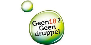 Geen 18? Geen druppel